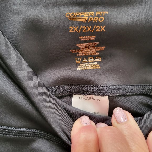 CopperFit Pro Compression Leggings Cropped 2X - Picture 4 of 4